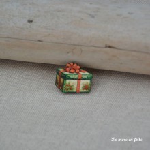 Rectangular green gift NO-88 - Atelier Bonheur du Jour