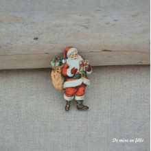 Père Noël et sa hotte NO-119 - Atelier Bonheur du Jour