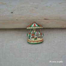 Manège de Noël NO-105 - Atelier Bonheur du Jour