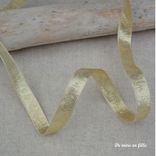 Brass-tone gold ribbon S16555-003