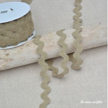 Rickrack 18 mm 1173 - Jute 45