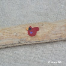 Small Frank's cardinal - 1113S - Just Another Button