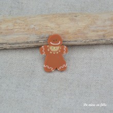 Gingerbread girl and peppermint tree - 10102G - Just Another Button