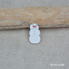 Large primitive snowman - 4485L - Just Another Button