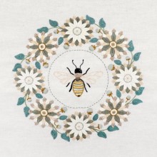 Mandala no.7 bee - Un Chat dans l'aiguille