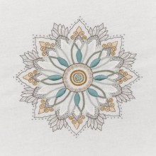 Mandala no.9 daisy - Un Chat dans l'aiguille