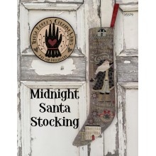 Midnight Santa stocking XS379 - Teresa kogut