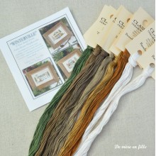 Pack Classic Colorworks projet Winterville - Little House Needleworks