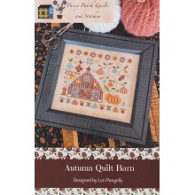 Autumn quilt barn - Pansy Patch Quilts and Stitchery