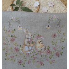 Benvenuto in questo mondo CV280 (KIT fiche + toile à broder) - Serenità di campagna