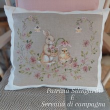 Benvenuto in questo mondo CV280 (KIT fiche + toile à broder) - Serenità di campagna