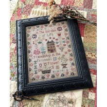 Perennial flower sampler - Pansy Patch quilts and stitchery