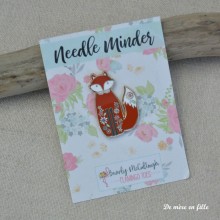 Renard Flamingo Toes - Aimants de brodeuse