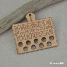 Tri-fils Home is where your heart is - Heartstring Samplery