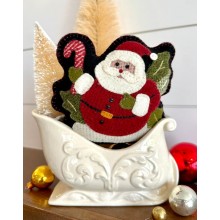 Santa christmastime bowl filler - Buttermilk Basin