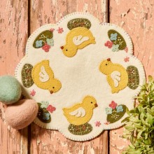 Chicks & blooms mat - Buttermilk Basin