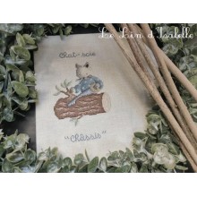 Chat-scie - Le lin d'Isabelle