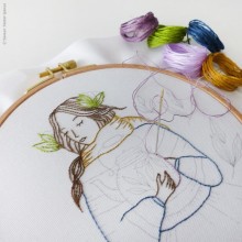 Tea time lady couleur - Tamar Nahir-Yanai