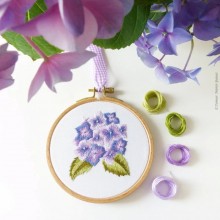 Mini purple hortensia - Tamar Nahir-Yanai