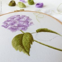 Purple Hortensia - Tamar Nahir-Yanai