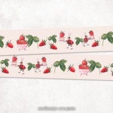 Ruban Fraises d'été 35426 - Acufactum
