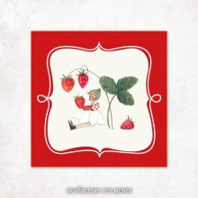 Patch Mademoiselle fraises 35431 - Acufactum