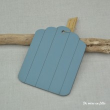 Mini étiquette Bleue ardoise - La maison de Clémence