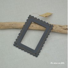 Petit cadre rectangle Ebène - La maison de Clémence