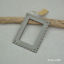 Petit cadre rectangle Taupe - La maison de Clémence