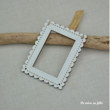 Petit cadre rectangle Ivoire - La maison de Clémence