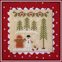 Gingerbread boy and snowman - Country Cottage Needleworks