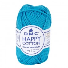 786 Bleu cyan - Happy Cotton art.392 DMC