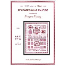 Stitcher's home sampler PM8 (PDF) - Marjorie Massey - Le Passé Composé