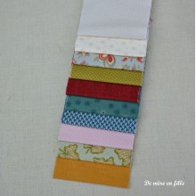 Lot tissus 10 cm - 3