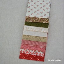Lot tissus 10 cm - 8