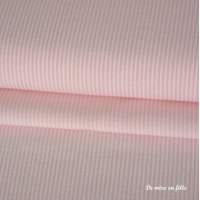 Fines rayures rose pétale - 04360/01-0974