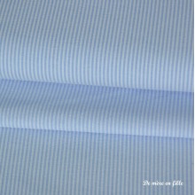 Fines rayures bleu ciel - 04360/01-3010