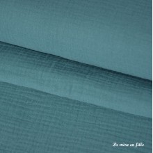 Double gaze bleu canard - 04208/0753