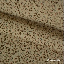 Jacquard Helgar beige fleuri 02491/02-0803
