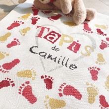 Tapis de Camille B042 - Lili points
