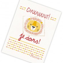 Plaid pour bébé Chut ours B035 - Lili points