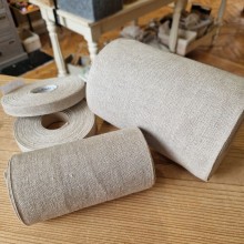 Bande à broder lin coloris naturel 11 fils - Vaupel