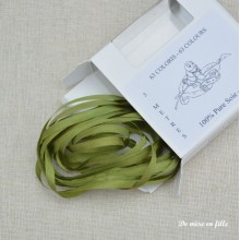 Silk Ribbon Au Ver à soie - 2134 Boxwood