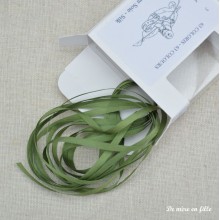Silk Ribbon Au Ver à soie - 2135 Garden green