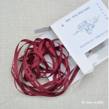 Silk Ribbon Au Ver à soie - 3026 Merlot