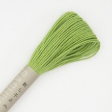 Fil Sashiko Olympus - Echevette de 20 m - 6 vert amande