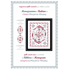 Monogramme rubans FT38 (PDF) - Marjorie Massey - Le Passé Composé