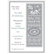 Marquoir nacre - FT15 (PDF) - Marjorie Massey - Le Passé Composé