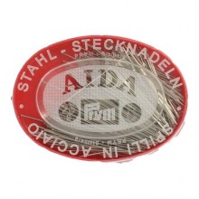 Straight Pin No. 8 Silver-Plated Steel 0.60 x 34 mm - Prym