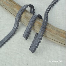 Mini pompons - Gris ardoise 038